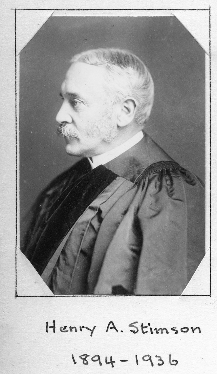 Member portrait of Henry A. Stimson